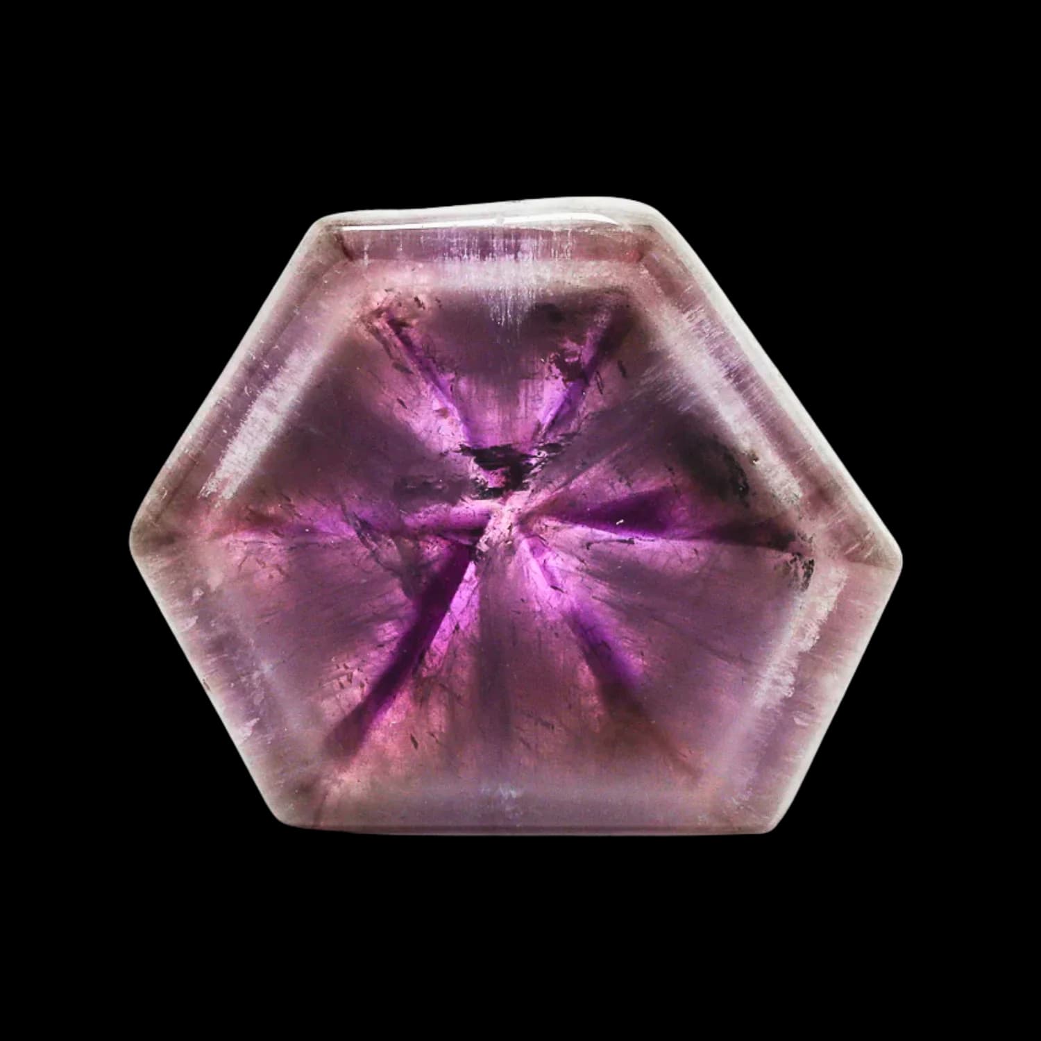 Trapiche Amethyst Slice