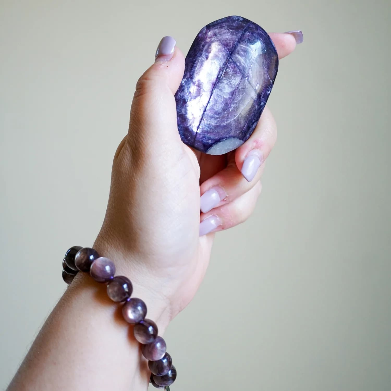 A-grade Lepidolite Touchstone