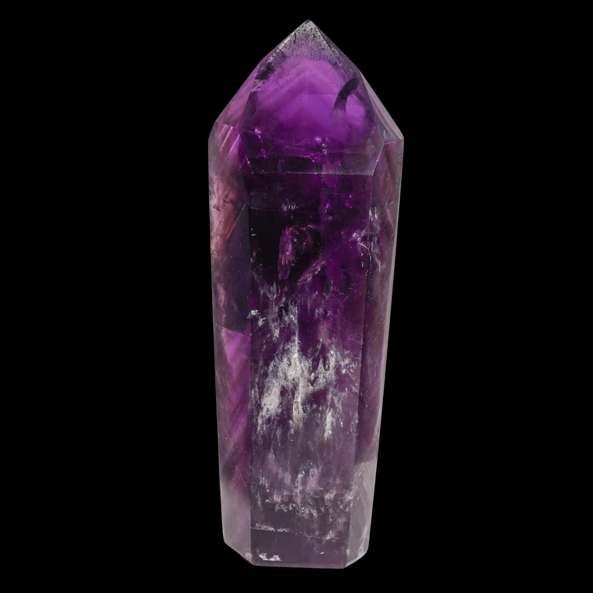 AA-Grade Dark Amethyst Point