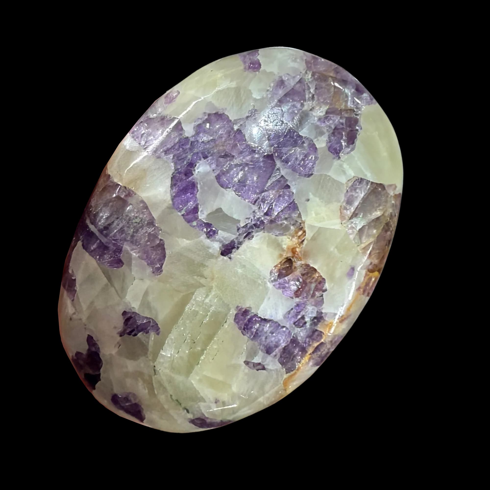 Ontario Purple Fluorite & Calcite Touchstone