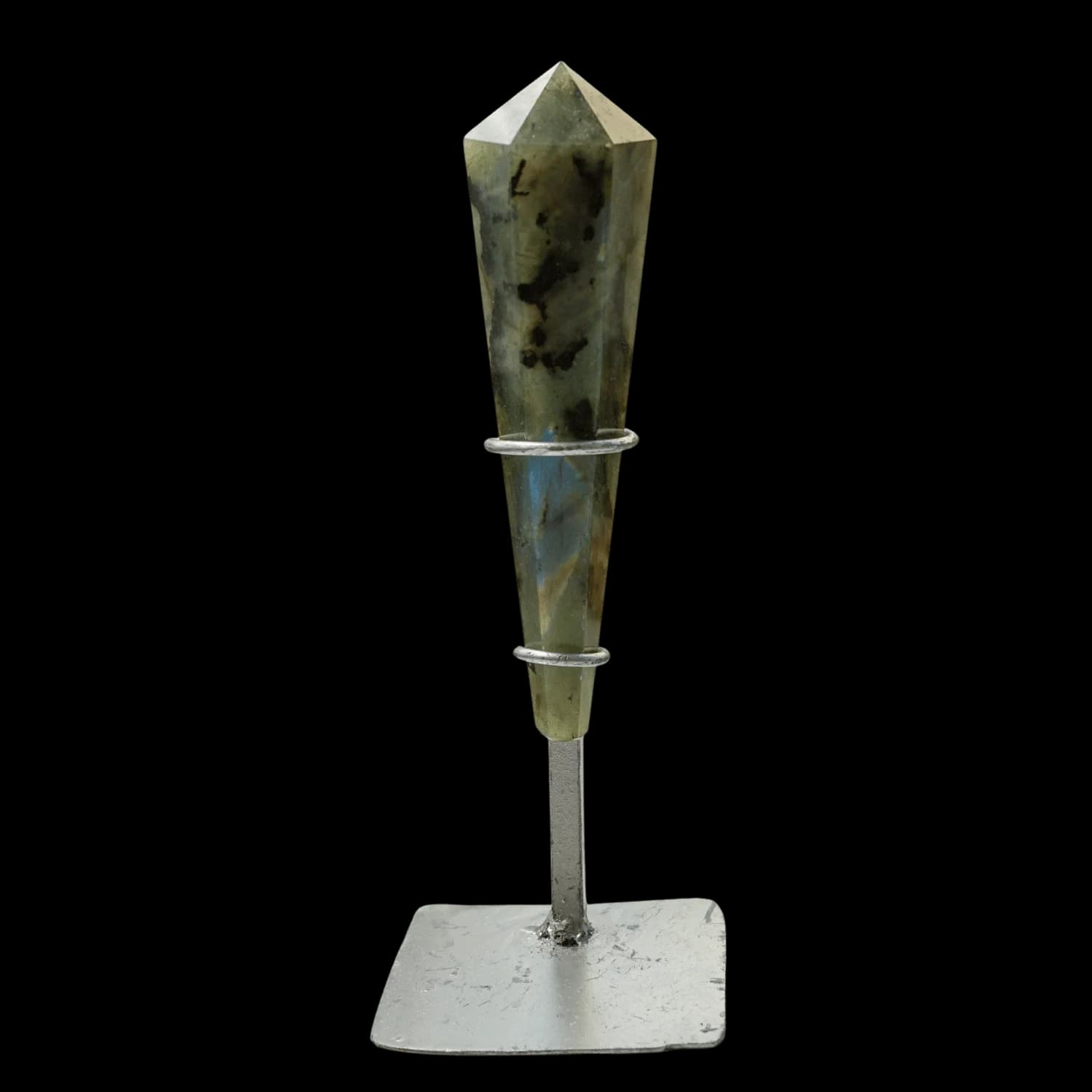 Labradorite Wand on Stand