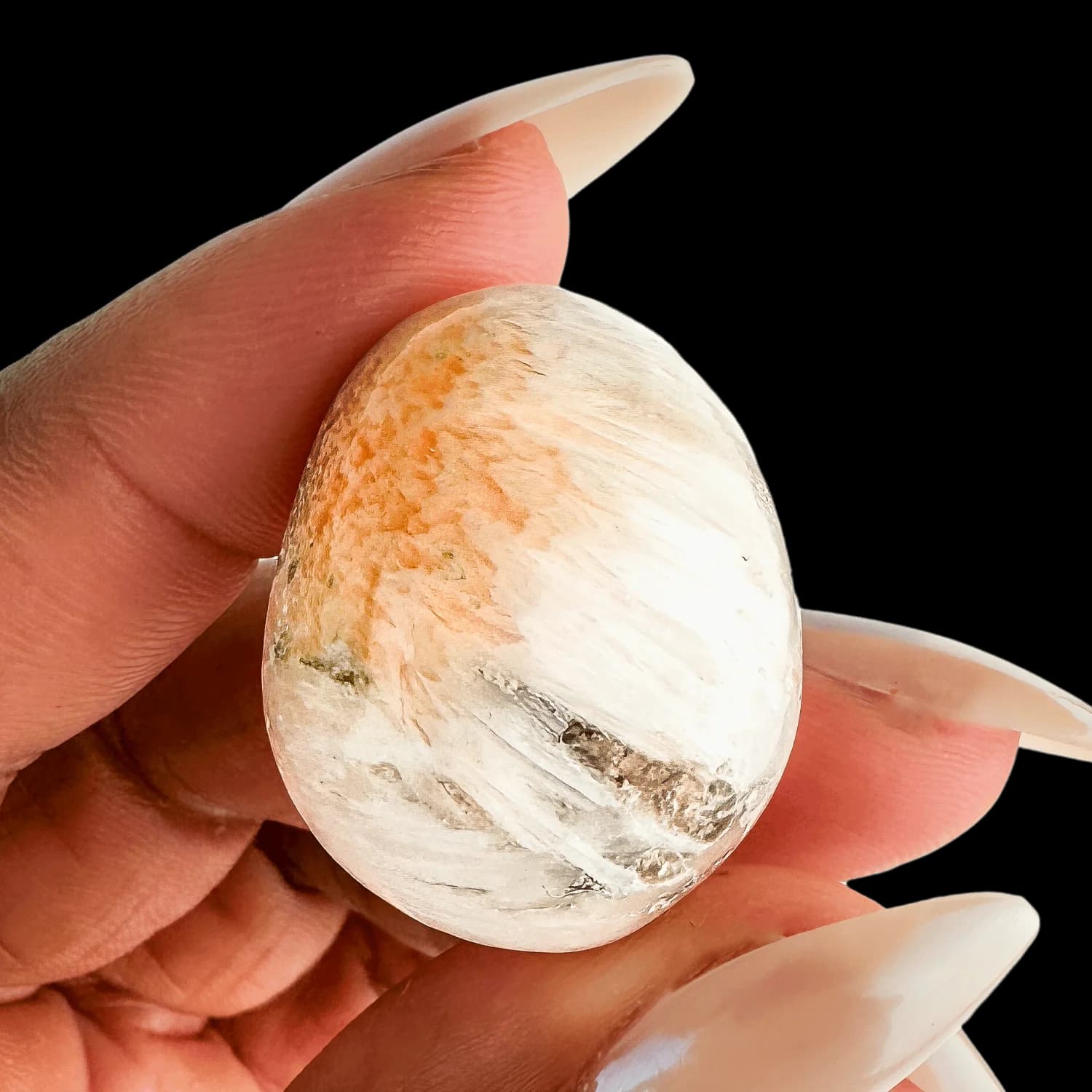 Pink Scolecite Tumbled Stone