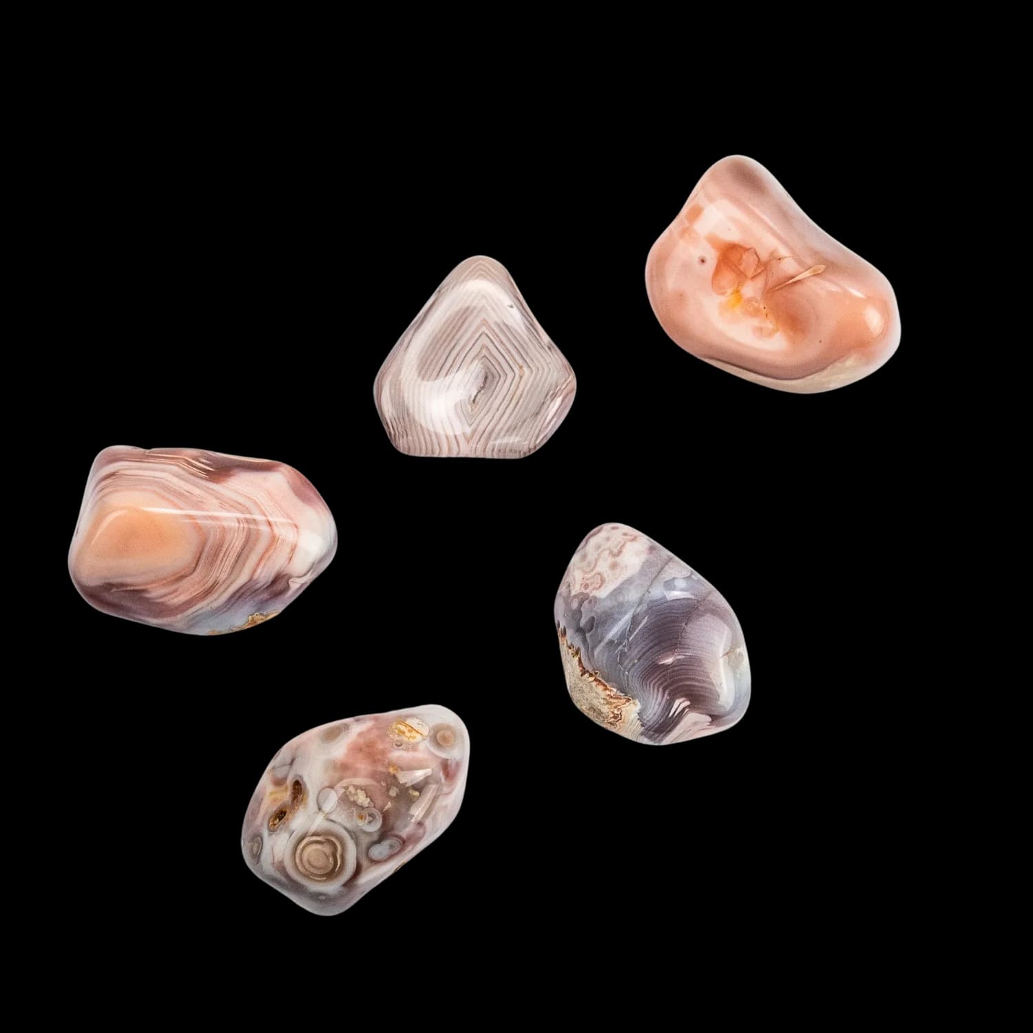 Pink Botswana Agate Stone