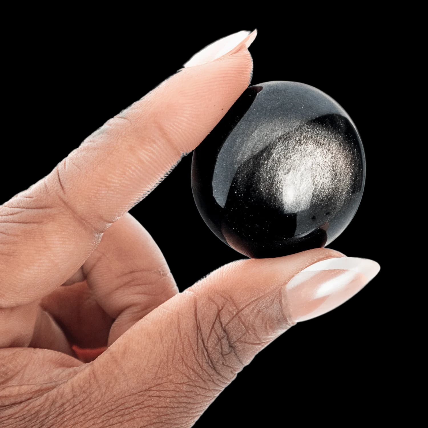 Silver Sheen Obsidian Crystal