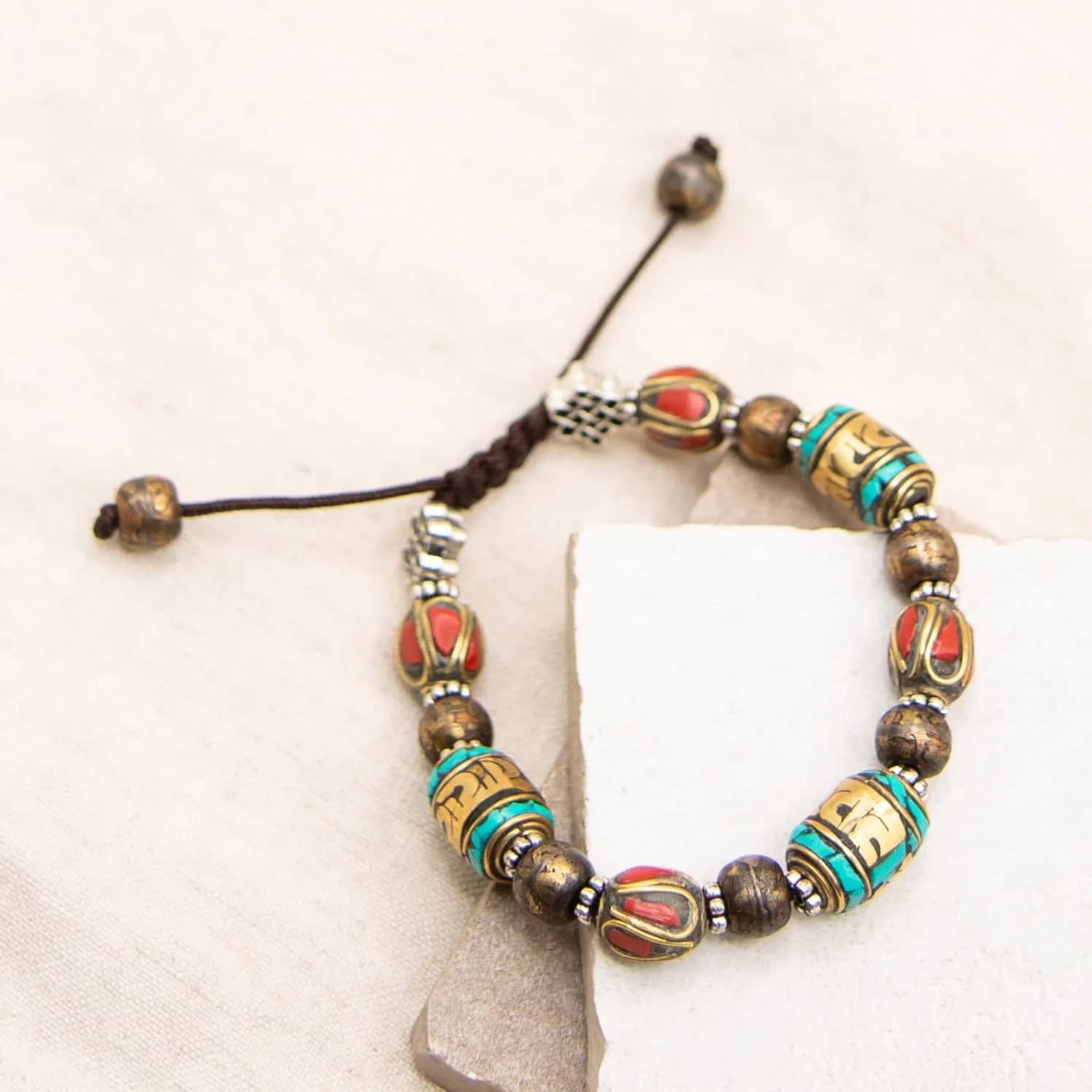 Tibetan Prayer Wheel Bracelet thumbnail 2
