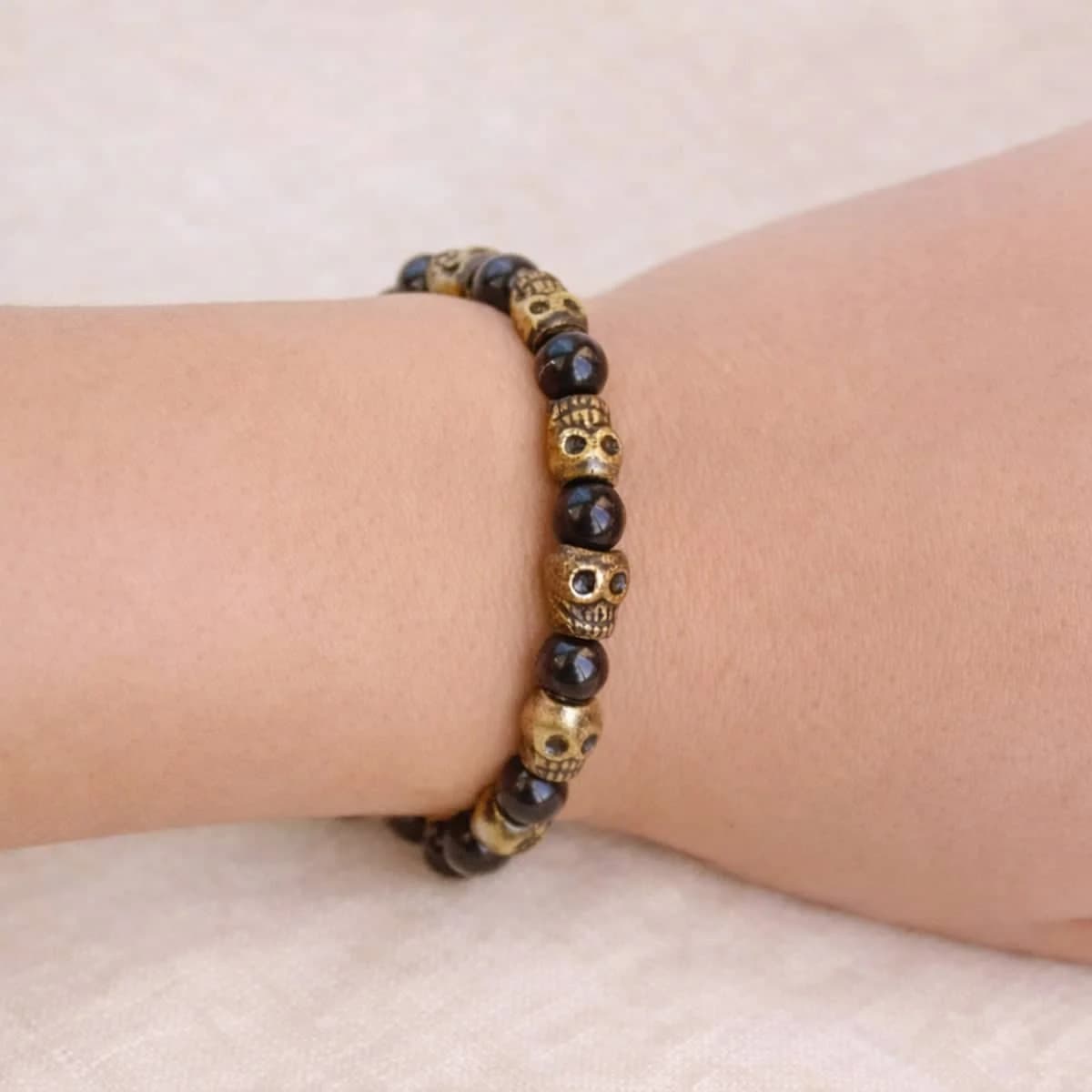 Tibetan Skull Bracelet thumbnail 2