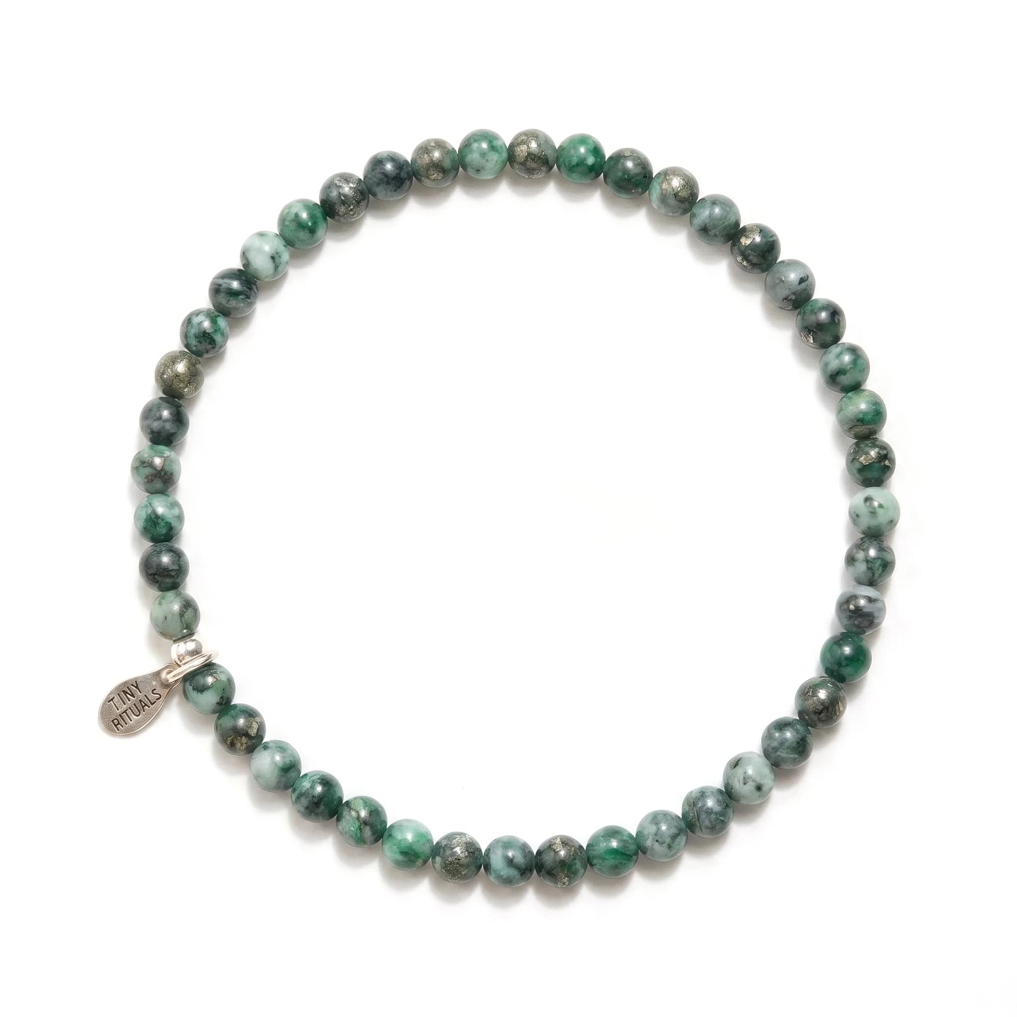 Green Pyrite Jade Energy Bracelet