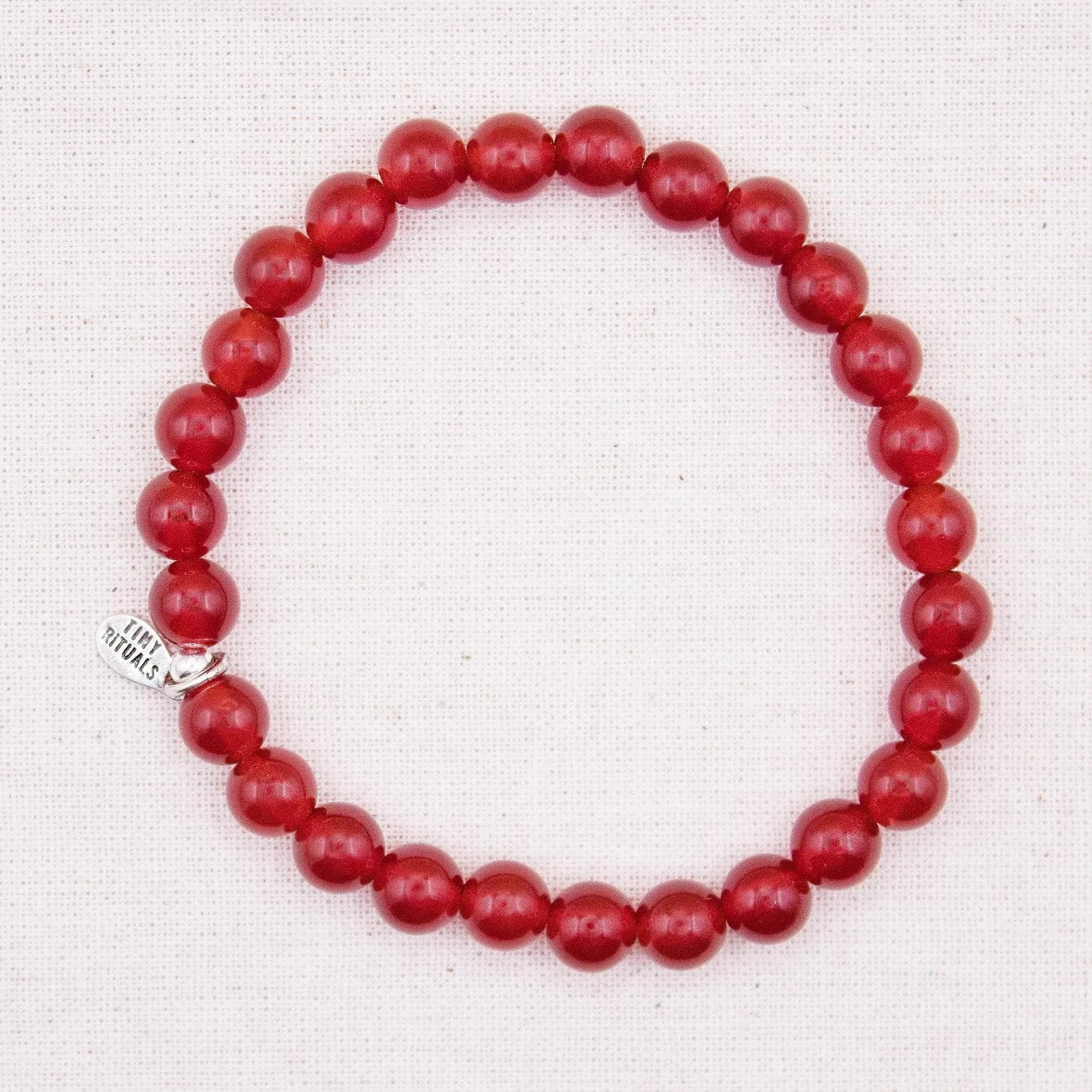 Red Carnelian Energy Bracelet - 6mm