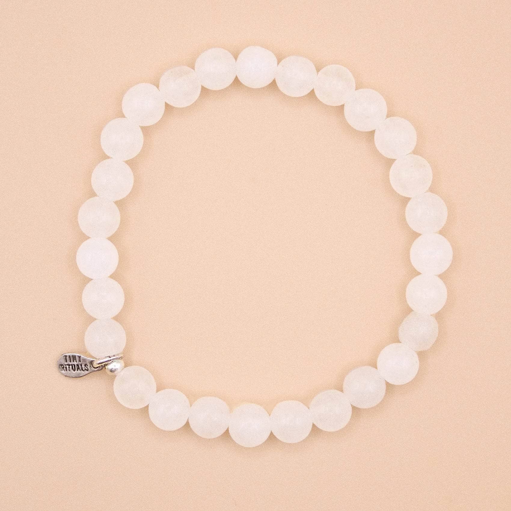 White Milky Jade Energy Bracelet - 6mm