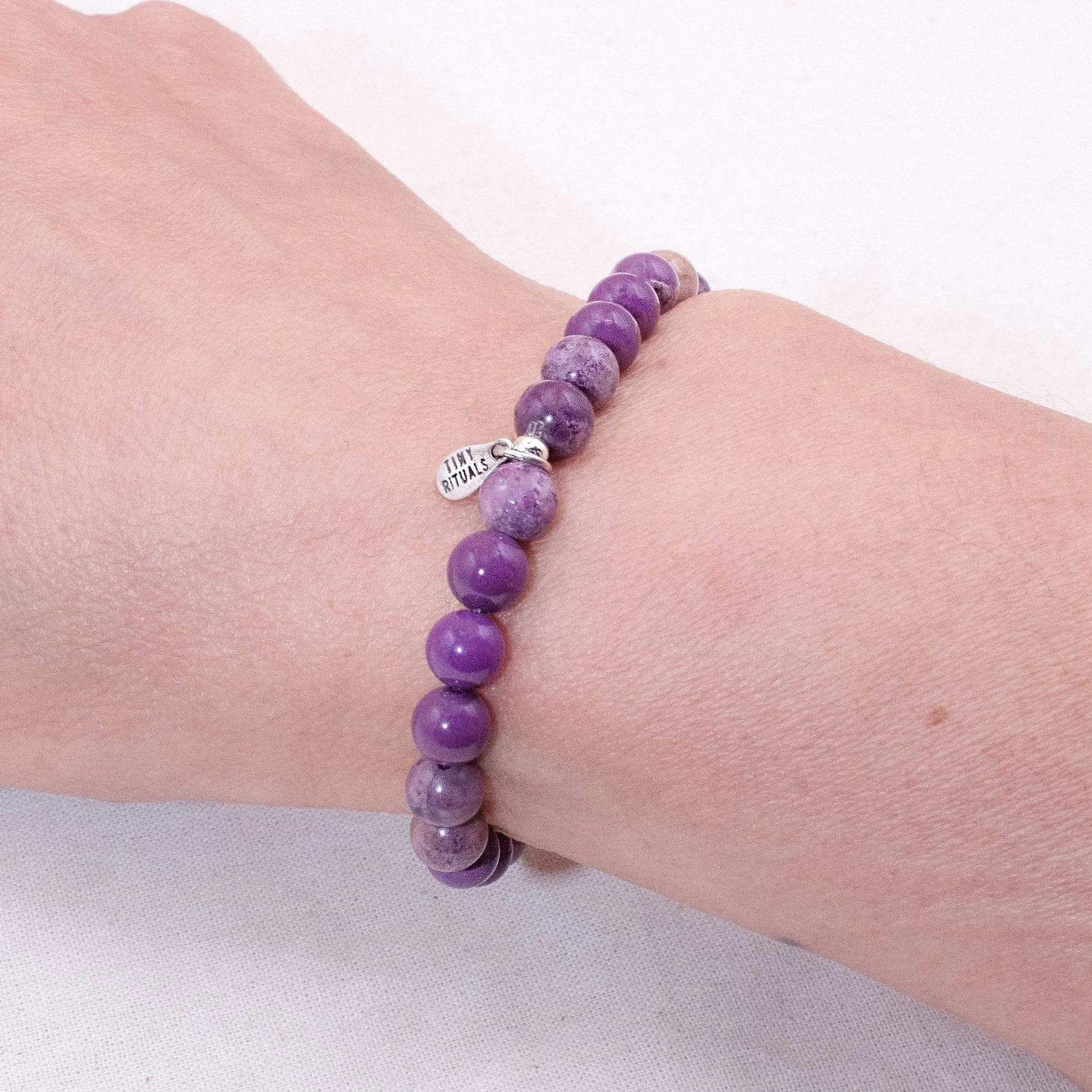 Phosphosiderite Energy Bracelet - 6mm