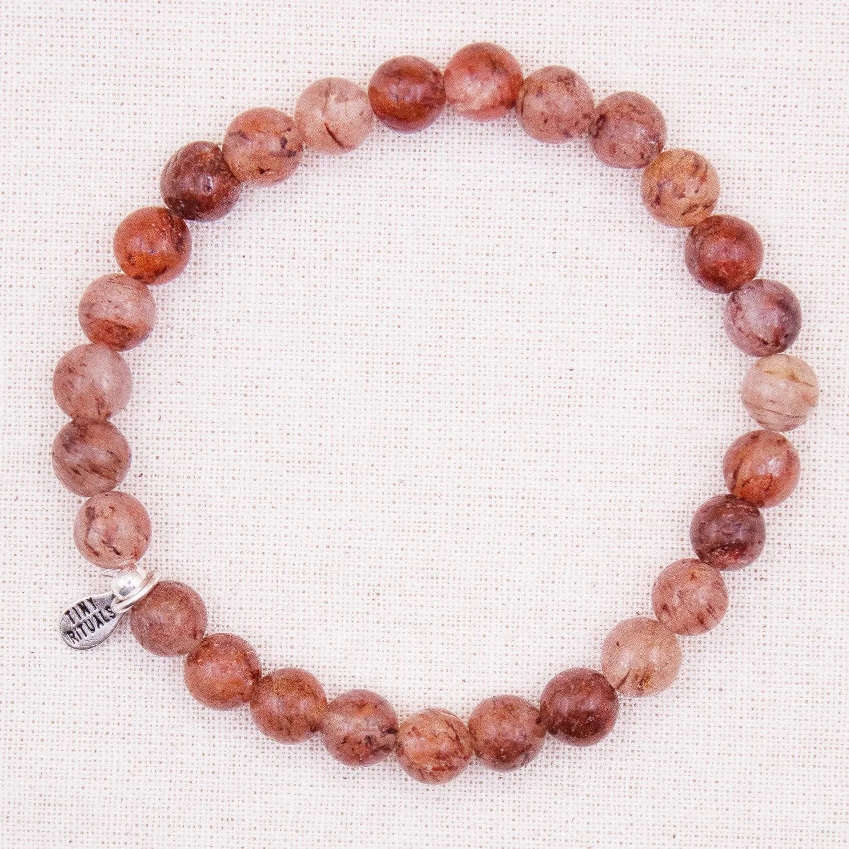 African Red Ghost Energy Bracelet - 6mm